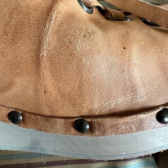 Anthropologie Kelsi Dagger Brooklyn Lace-Up Clogs Size 10 - Picture 12 of 12